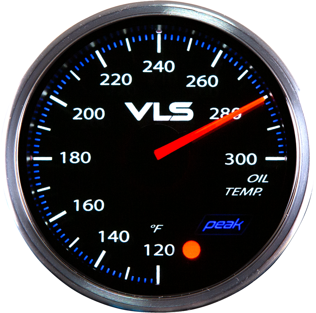 Revel VLS II Oil Temperature Analog Gauge